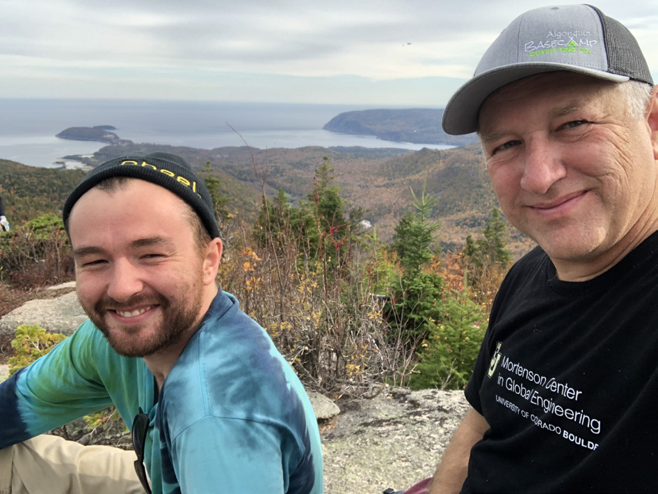 Karl and Malakai at Cape Breton
