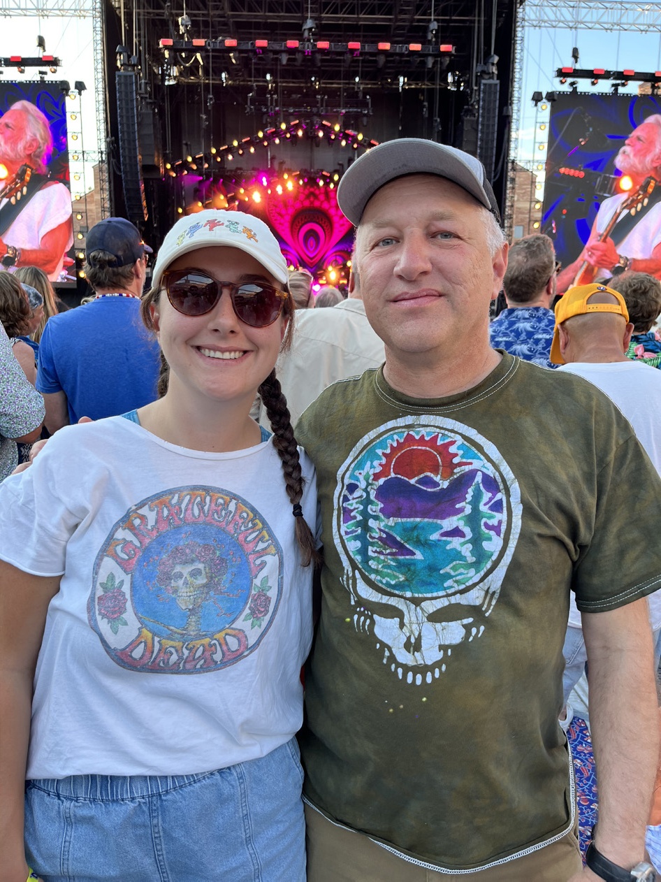Karl and Yarrow at Dead & Company